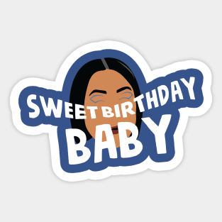 Sweet Birthday Baby Sticker